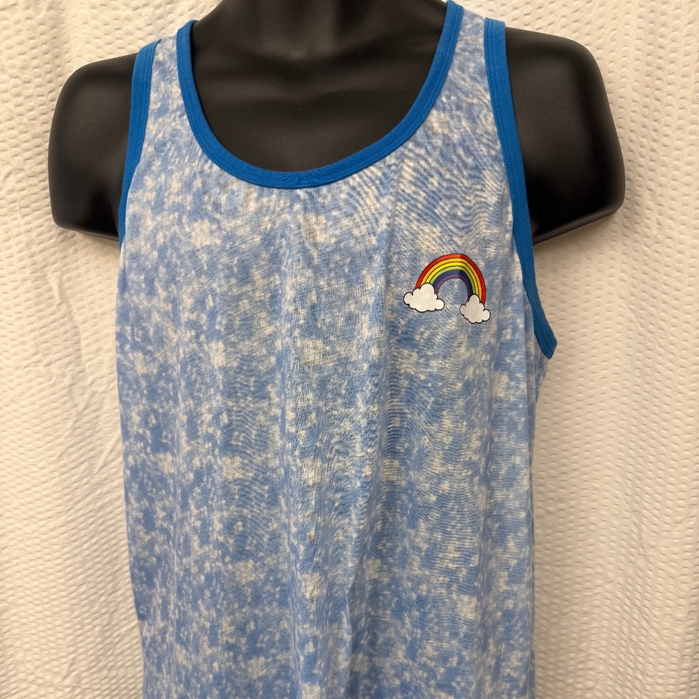 Andrew Christin Sky Blue Tank Top